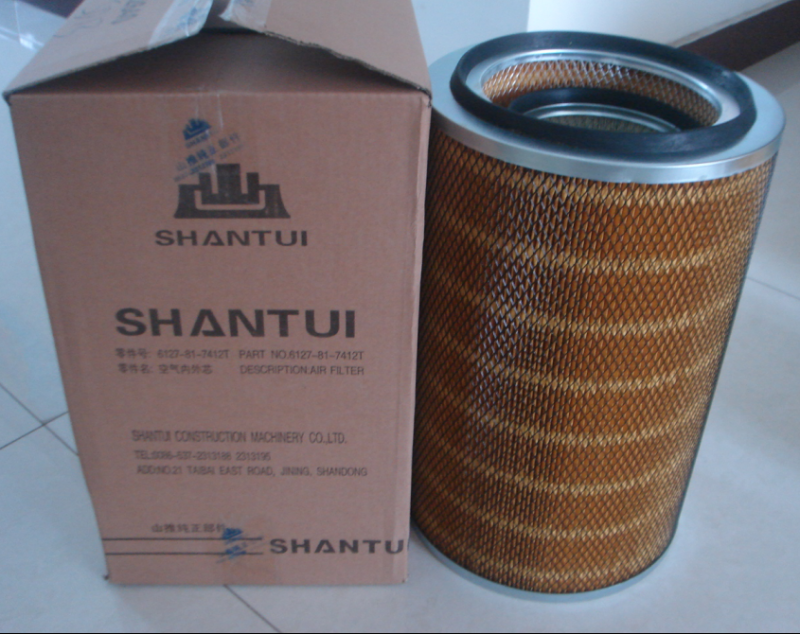 shantuiのブルドーザーの部品エアフィルターsd16内側と外側のコア-建設機械部品問屋・仕入れ・卸・卸売り