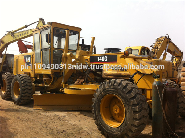 中古caterpillar140グラムモータグレーダ、 日本の猫モータグレーダ140g/140k/140m/140hオリジナルの100％-モーターグレーダー問屋・仕入れ・卸・卸売り