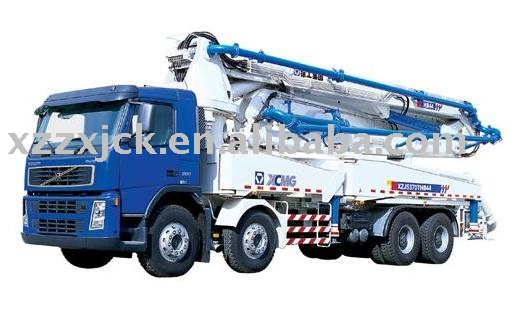 トラックは具体的なポンプXCMG HB44/A/Bを取付けた-コンクリートポンプ問屋・仕入れ・卸・卸売り