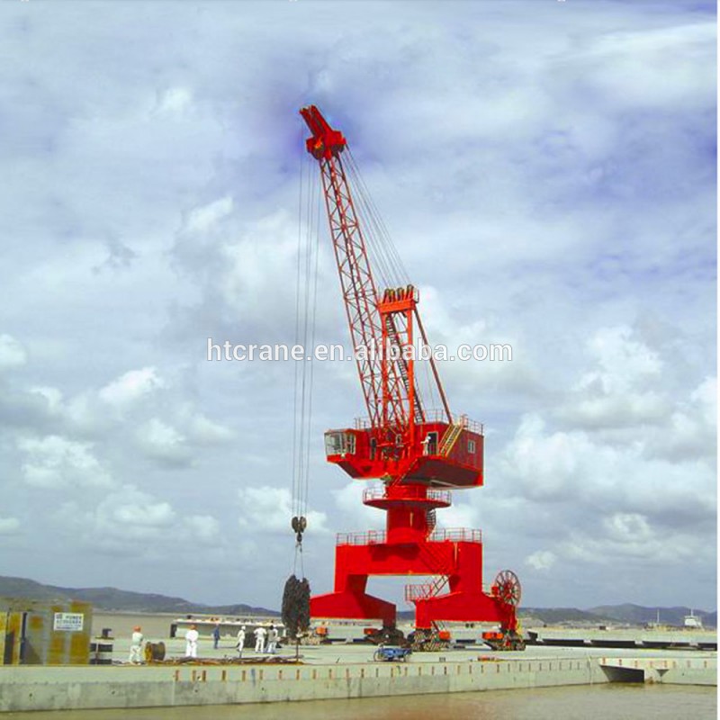 回転モバイルポータル360度crane30tonポータルクレーンコンテナ付スプレッダー-門脈クレーン問屋・仕入れ・卸・卸売り