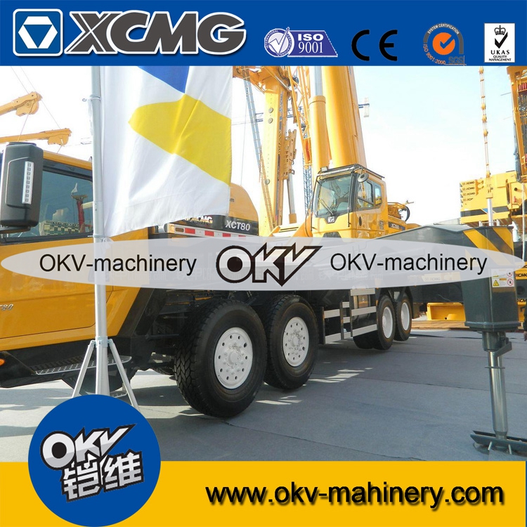 xcmgブランドxct8080トン油圧式トラッククレーン販売のための-トラックは伸ばす問屋・仕入れ・卸・卸売り