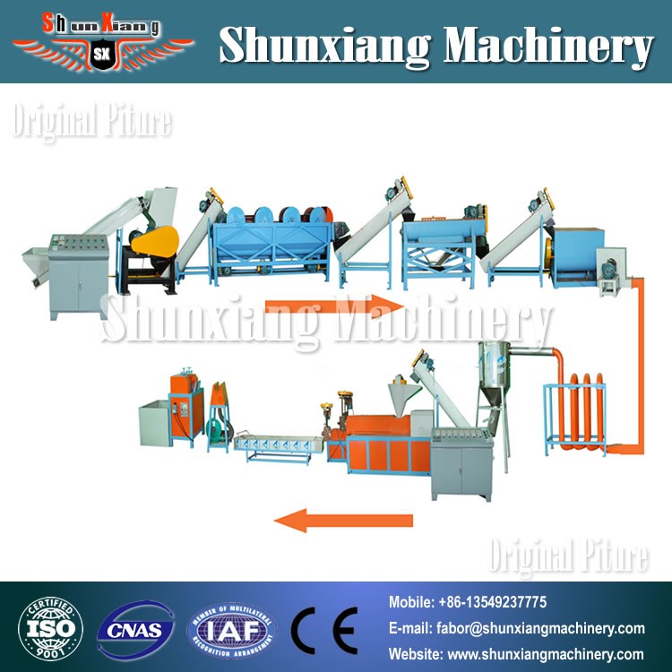 自動プラスチック洗濯とドライとリサイクル機-洗浄ラインをリサイクルしなさい問屋・仕入れ・卸・卸売り