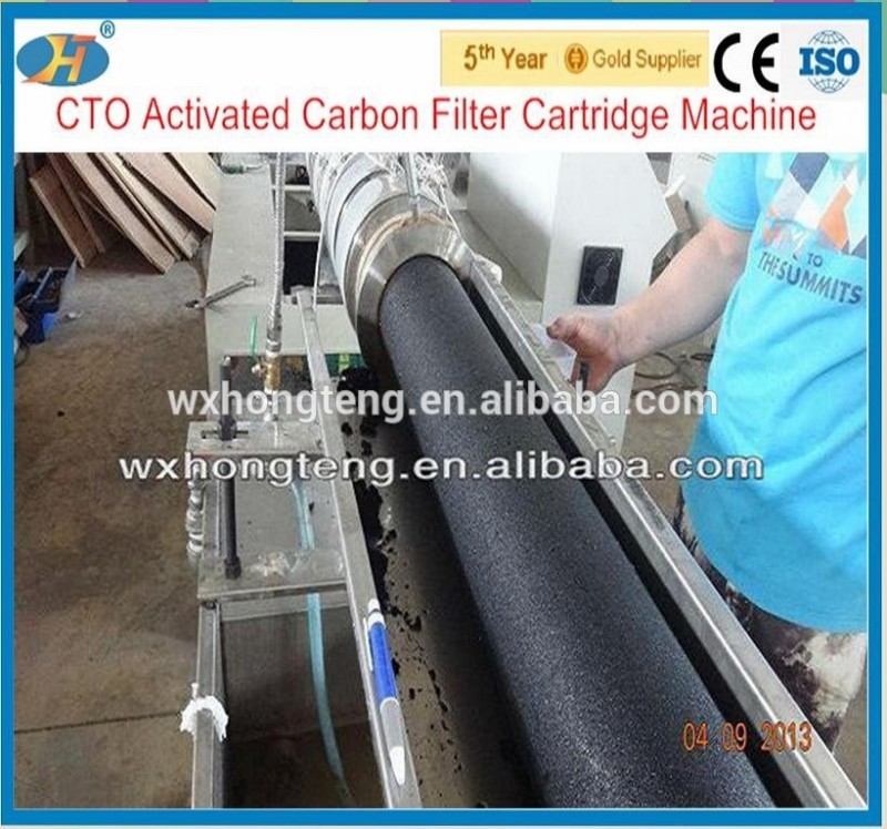 ce認定ctoカーボンブロックフィルターカートリッジの製造機械メーカーから無錫hongteng-プラスチック押出機問屋・仕入れ・卸・卸売り