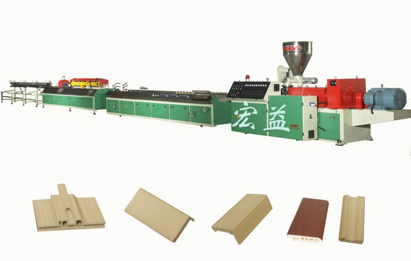スクリュー押出機-- pvc木材プラスチックプロファイルの生産ラインのマシン-プラスチック押出機問屋・仕入れ・卸・卸売り