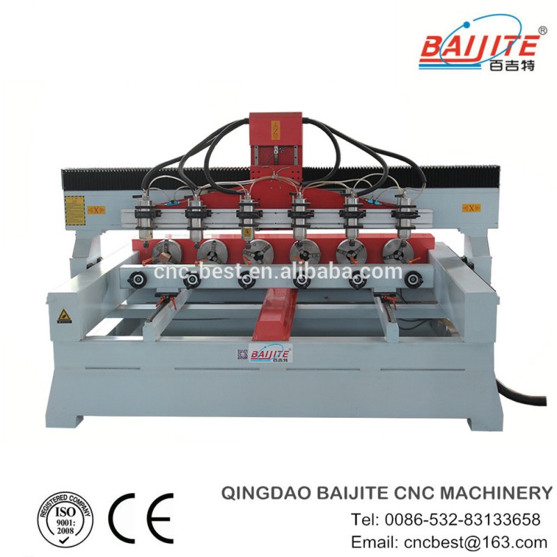 中国工場供給4軸ロータリー木材cncルータを作業高精度でce・iso9001-木彫機問屋・仕入れ・卸・卸売り