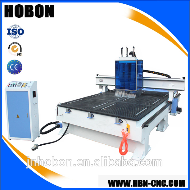 中国済南サプライヤーdspコントローラマルチヘッドcncルーター/3dcncルータ用キャビネット/ドア/hobond60-1325家具作り-木彫機問屋・仕入れ・卸・卸売り