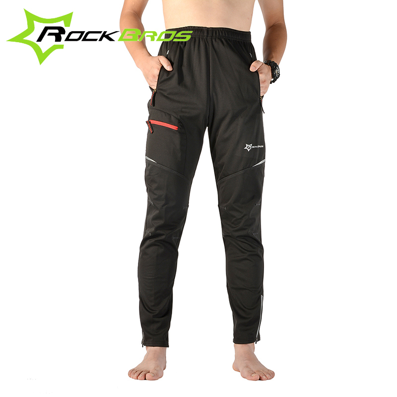 Rockbros秋冬防風熱サイクリングパンツサイクリング服自転車パンツ乗馬バイクパンツ黒-サイクリングウェア問屋・仕入れ・卸・卸売り