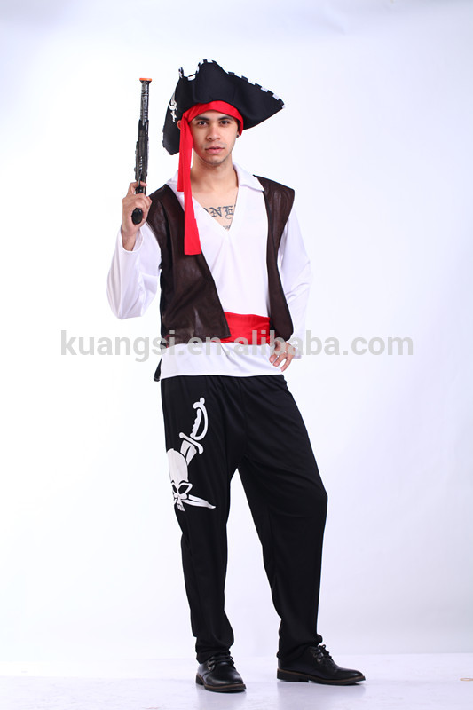 ハロウィン海賊衣装のための男高品質熱い卸売カーニバル衣装-その他コスチューム問屋・仕入れ・卸・卸売り