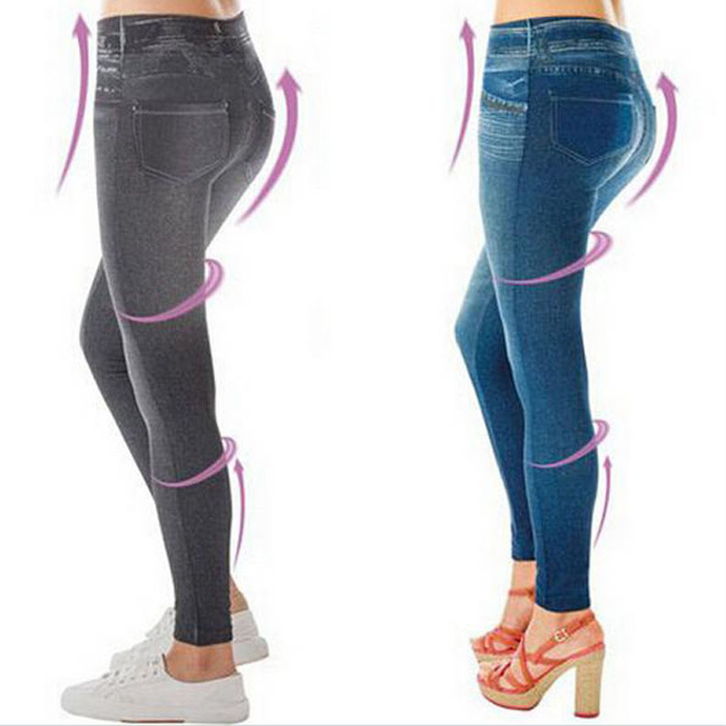 セールス冬レギンスジーンズ用女性デニムパンツ付きポケットスリムデニムレギンスフィットネスパンツプラスサイズレギンスslブラック/グレー/ブルー-ホームカミングドレス問屋・仕入れ・卸・卸売り