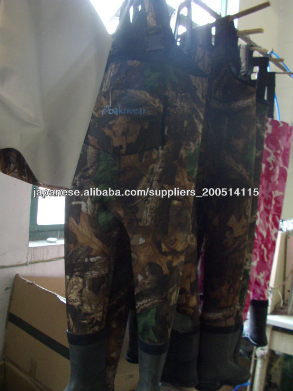 4.5 mm Neoprene wader / chest fishing wader / Camo wader , wholesale-その他アパレル問屋・仕入れ・卸・卸売り