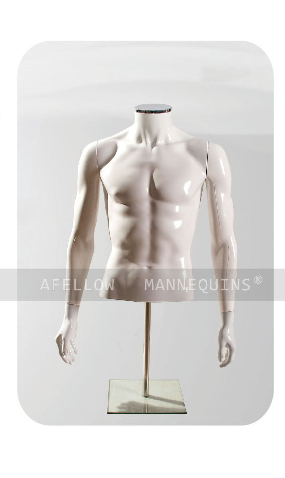 男性の肌2014年中空プラスチック半身のマネキンの腕の手-マネキン問屋・仕入れ・卸・卸売り