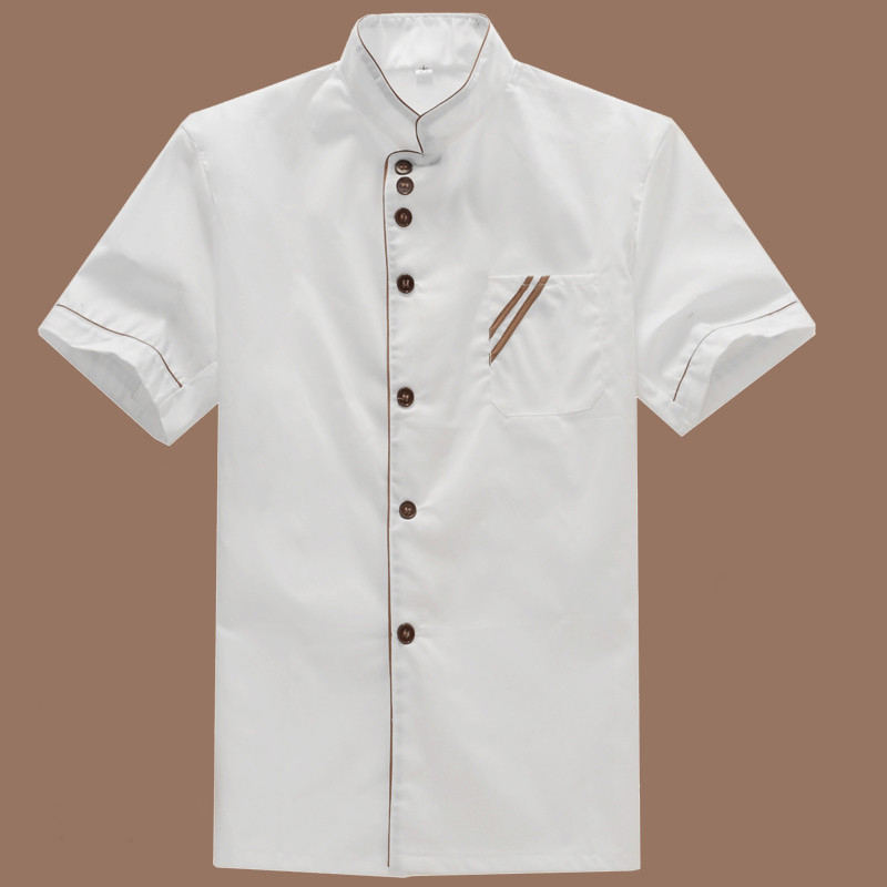 2016夏キッチンシェフジャケット制服半袖ホテルクック服食品サービスコート作業ホテル制服-ホテル従業員制服問屋・仕入れ・卸・卸売り