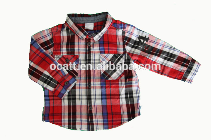 0-24 メートル長い袖子供の刺繍シャツ 、 Bsci と エコ テックス赤ちゃん着用-ベビーシャツ、トップス問屋・仕入れ・卸・卸売り