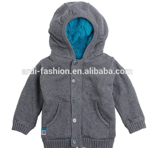 エルボーパッチカンガルーポケットhoddieキッズフリースカーディガンセーター-ベビーセーター問屋・仕入れ・卸・卸売り
