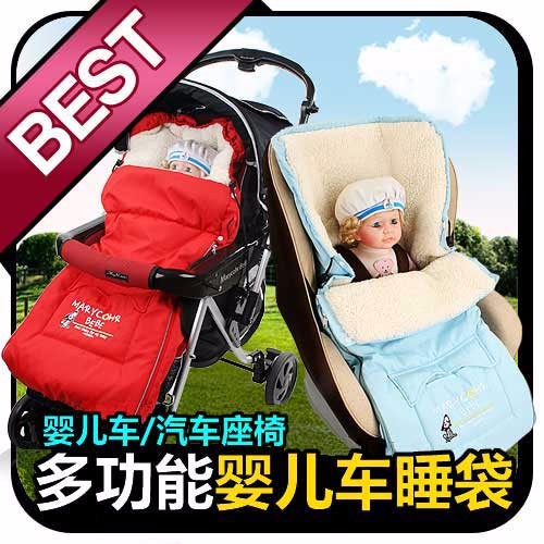 高品質抗水赤ちゃんベビーカーsleeepingバッグ付きジッパーより柔らかく暖かいバギーフットカバー-ベビー寝袋、シュラフ問屋・仕入れ・卸・卸売り