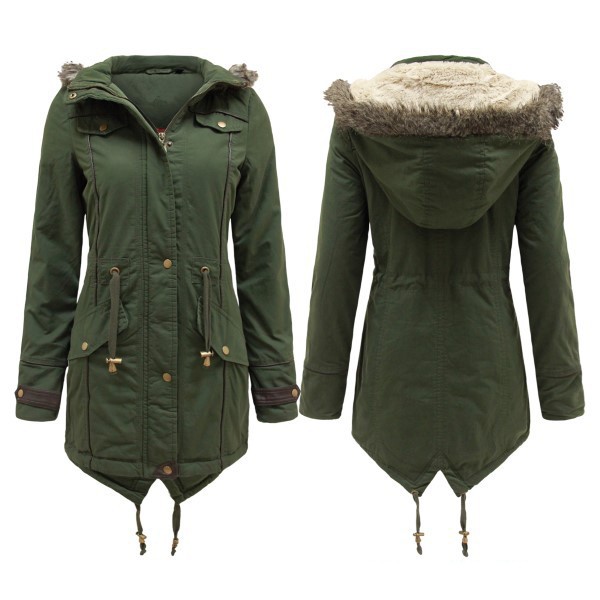 陸軍婦人良質の着心地の良いジャケットパーカーコート冬用安い価格-コート問屋・仕入れ・卸・卸売り