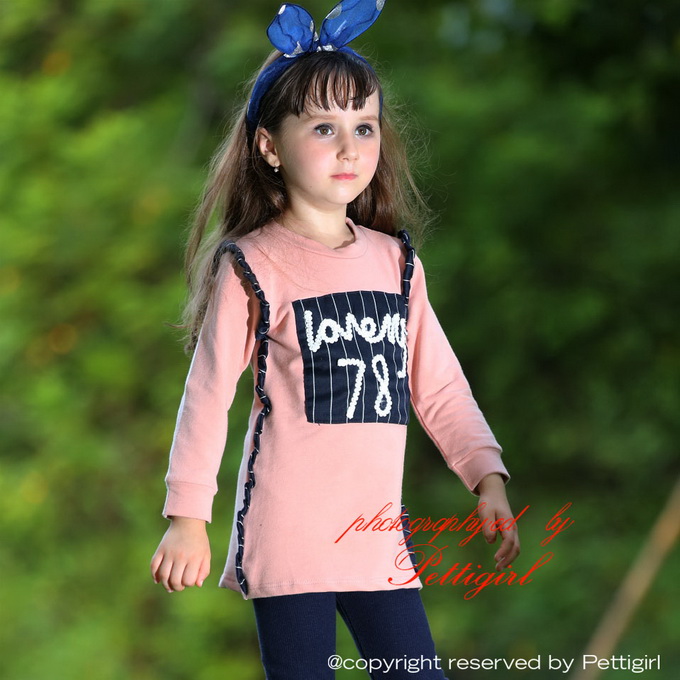 小売製品のスエットシャツ女の子ピンクの長袖文字o- ネックプルオーバーの子供のパーカーsw80720-1販売のための-キッズ服　パーカー、スウェットシャツ問屋・仕入れ・卸・卸売り