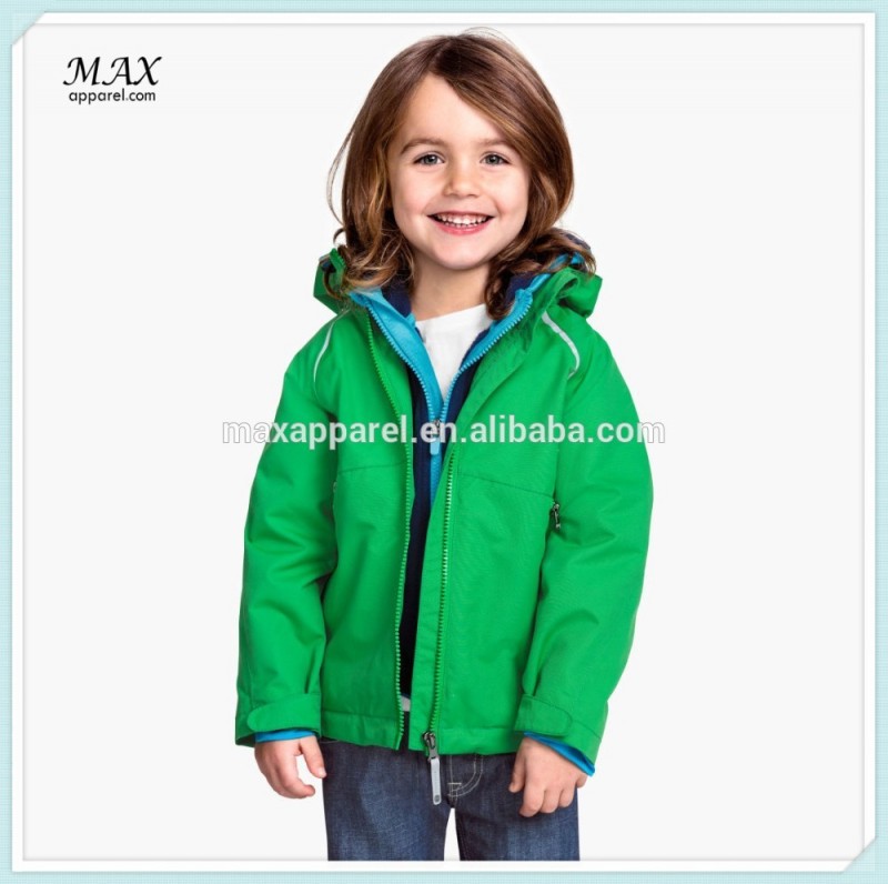 防水透湿性取り外し可能な フード反射プリント ソフト シェル男の子ジャケット-キッズ服　パーカー、スウェットシャツ問屋・仕入れ・卸・卸売り