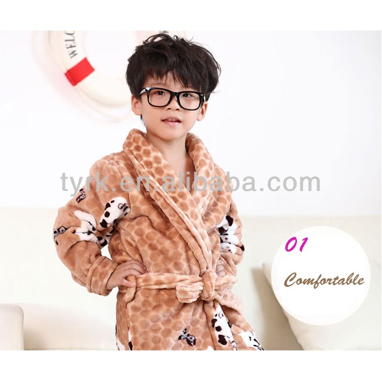 子供フリース、 プリントバスローブcoaral卸売-バスローブ問屋・仕入れ・卸・卸売り