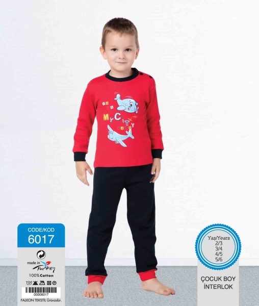 コットン子供パジャマ 、 6117-パジャマ問屋・仕入れ・卸・卸売り