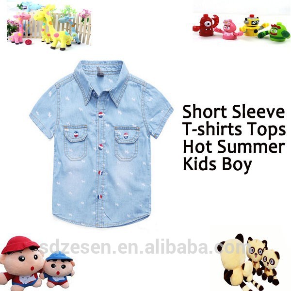 人気の新しい中国卸売夏ベビー服男の子用-キッズ服　シャツ、トップス問屋・仕入れ・卸・卸売り