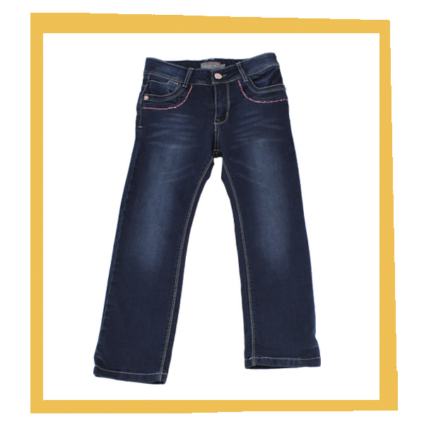 2015綿のジーンズのズボンの赤ん坊長い女の子のデニムのズボンの女の子のためのジーンズ-ズボン問屋・仕入れ・卸・卸売り