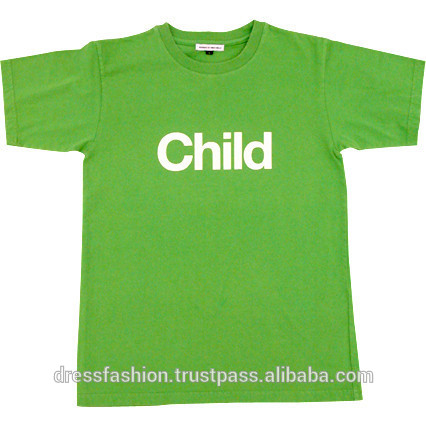 100％綿プリントの子供t- シャツ-キッズ服　Tシャツ問屋・仕入れ・卸・卸売り