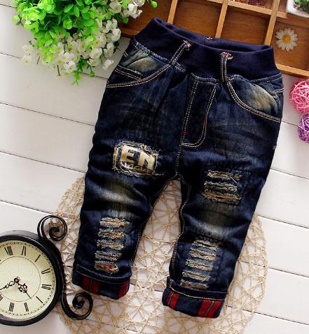 子供のジーンズ卸売ファッションホットパンツ赤ちゃんの男の子のデニムのズボンの男の子のジーンズ-ズボン問屋・仕入れ・卸・卸売り