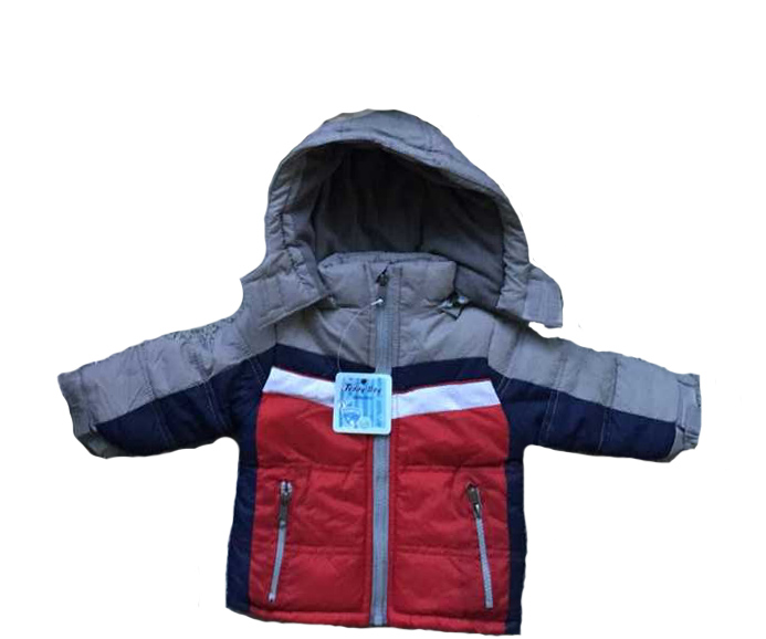 赤ちゃん漫画のコットンフードboytoddler韓国の冬のコートジャケット28年-キッズ服　コート問屋・仕入れ・卸・卸売り