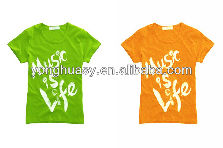 高品質なグリーンとオレンジカスタマイズされた印刷された男の子の用のtシャツ-キッズ服　Tシャツ問屋・仕入れ・卸・卸売り