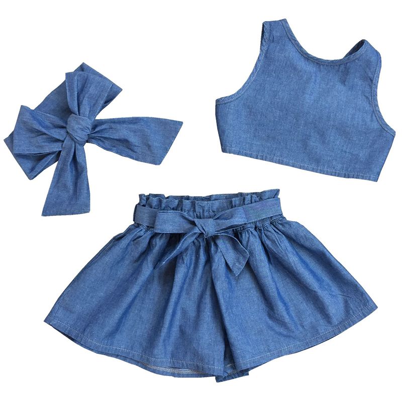 Shij 2016新しいファッション夏子供ジーンズセット赤ちゃん女の子扮-キッズ服　セット問屋・仕入れ・卸・卸売り