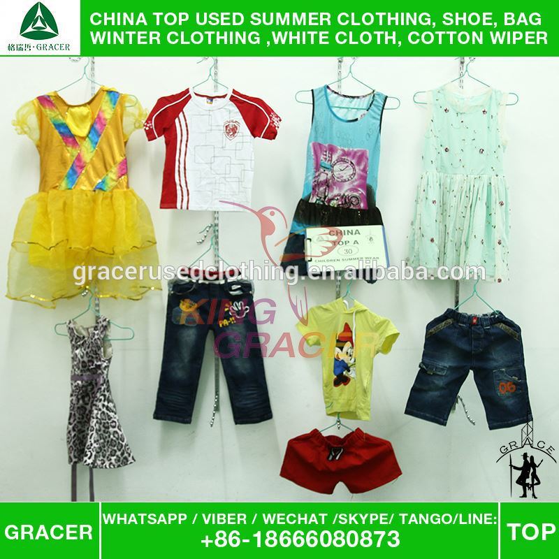 中国製夏の子供服秒針俵の価格に使用される衣類-古着問屋・仕入れ・卸・卸売り