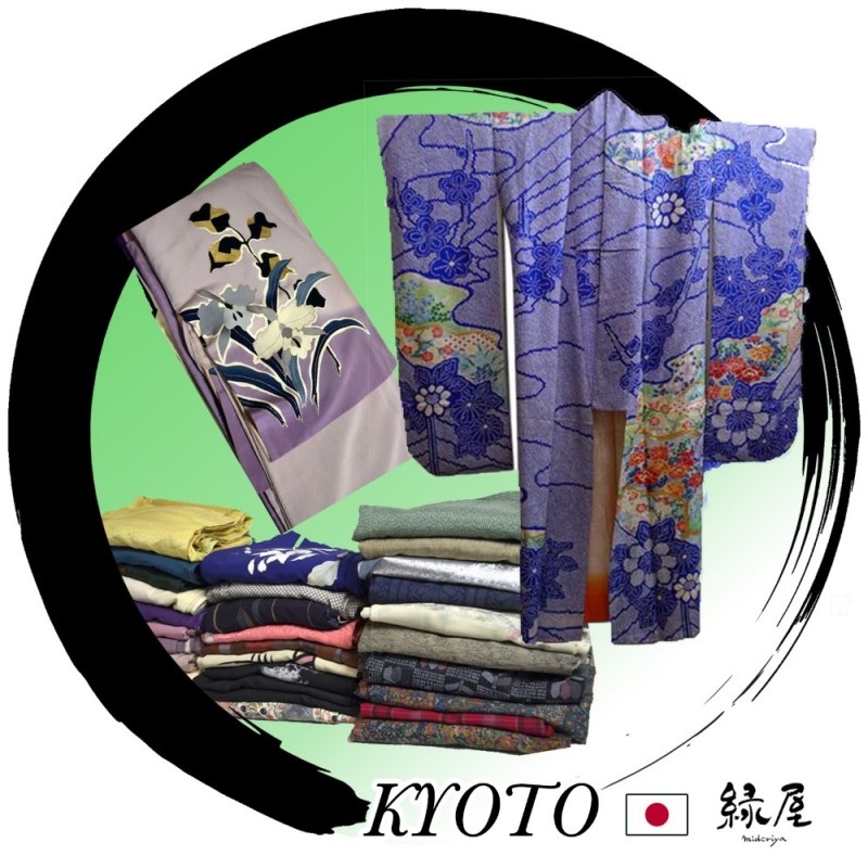 ファッショナブルで美しい古着"着物"でエレガントなパターン日本製-問屋・仕入れ・卸・卸売り