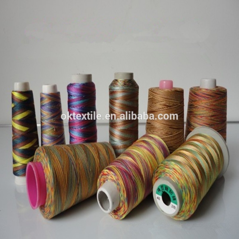 工場供給402カラフルなポリエステルミシン糸を編むための-縫い糸問屋・仕入れ・卸・卸売り