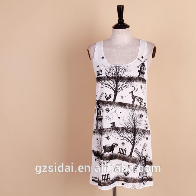 ファッションドレス2015トレンディな女性の服の夏の休暇浜ドレス袖なしの女性の服のドレスinspiredbyasosベスト夏-ベスト問屋・仕入れ・卸・卸売り