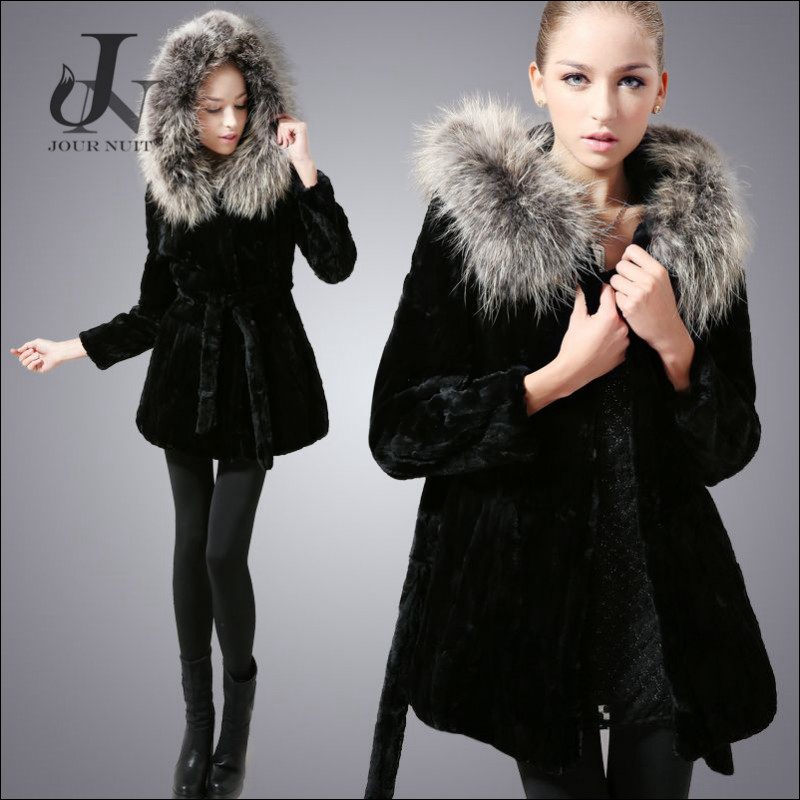 中国のサプライヤーrexのウサギの毛皮の女性の持つコートラクーンファーの襟のジャケット-コート問屋・仕入れ・卸・卸売り