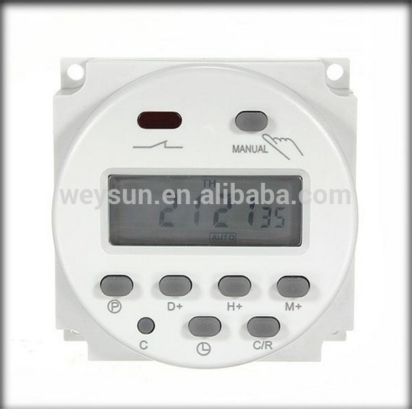直流電流12v16a小型液晶デジタルプログラマブル制御電源タイマースイッチ時間リレー-タイマー問屋・仕入れ・卸・卸売り