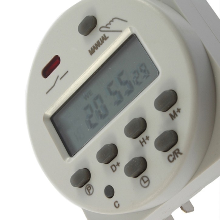 プログラマブルデジタルタイマースイッチac220v-240vデジタルlcdパワータイムスイッチリレー-タイマー問屋・仕入れ・卸・卸売り