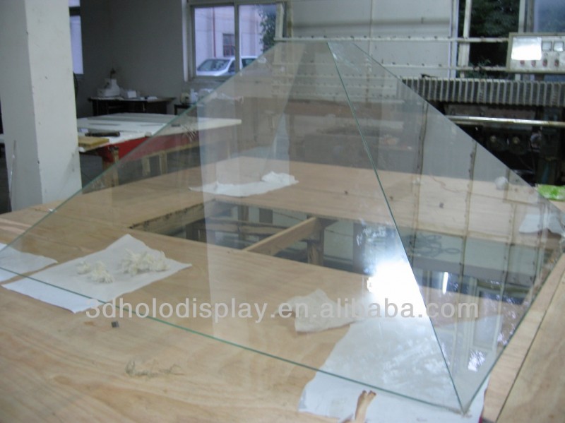 ガラスホログラフィックディスプレイ/ホログラムガラス/ピラミッドホログラムホログラムのためにガラスディスプレイショーケース-光学フィルター問屋・仕入れ・卸・卸売り