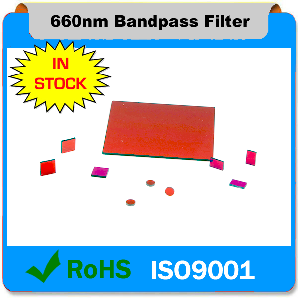 狭い660nmの帯域光学フィルター付きfwhm 30nm-光学フィルター問屋・仕入れ・卸・卸売り