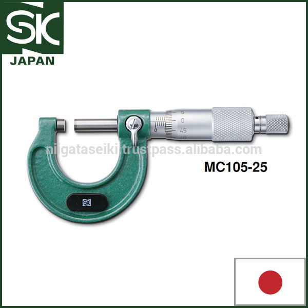 外側マイクロメートルniigataseikimc105シリーズ、 125マイクロメートル、 直径を測定する、 日本で検査-マイクロメータ問屋・仕入れ・卸・卸売り