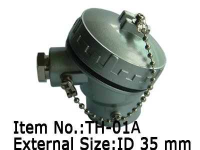 TH-01Aの鋼鉄鎖が付いている産業熱電対の頭部-部品類問屋・仕入れ・卸・卸売り