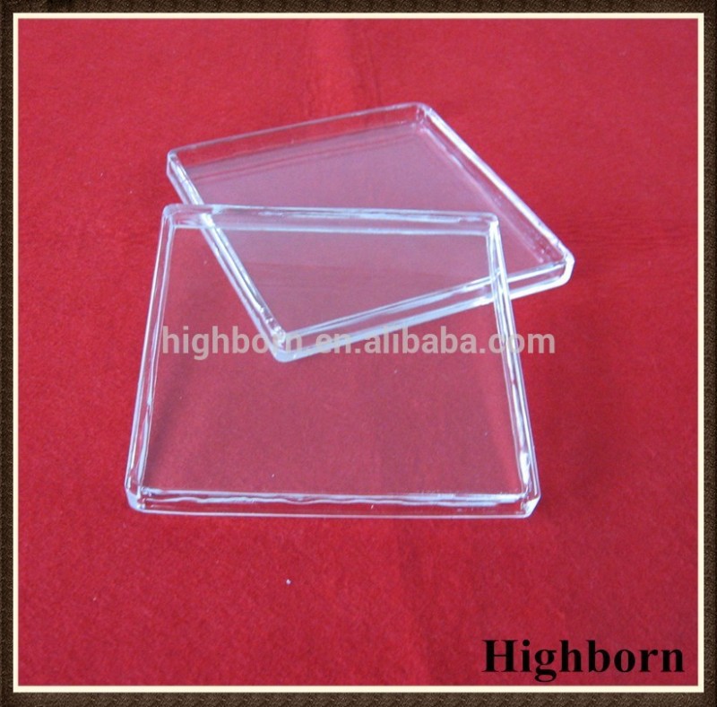 透明な四角い形状石英ペトリ皿-ペトリ皿問屋・仕入れ・卸・卸売り