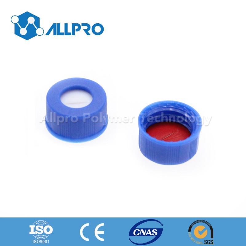 9-425 ブルー キャップ wth保税キャップ赤ptfe/白シリコンセプタム事前スリット用hplc バイアル-実験用ボトル問屋・仕入れ・卸・卸売り