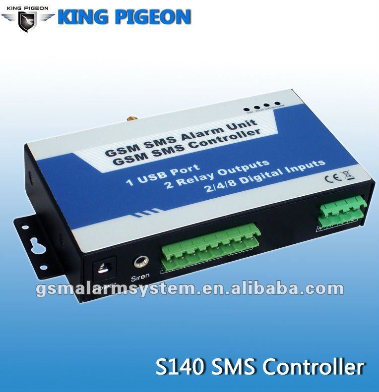 GSMの温度の湿気警報コントローラー、S140、2はSMSのテキストかNCによってスイッチを入力中継で送らない-実験用サーモスタット装置問屋・仕入れ・卸・卸売り