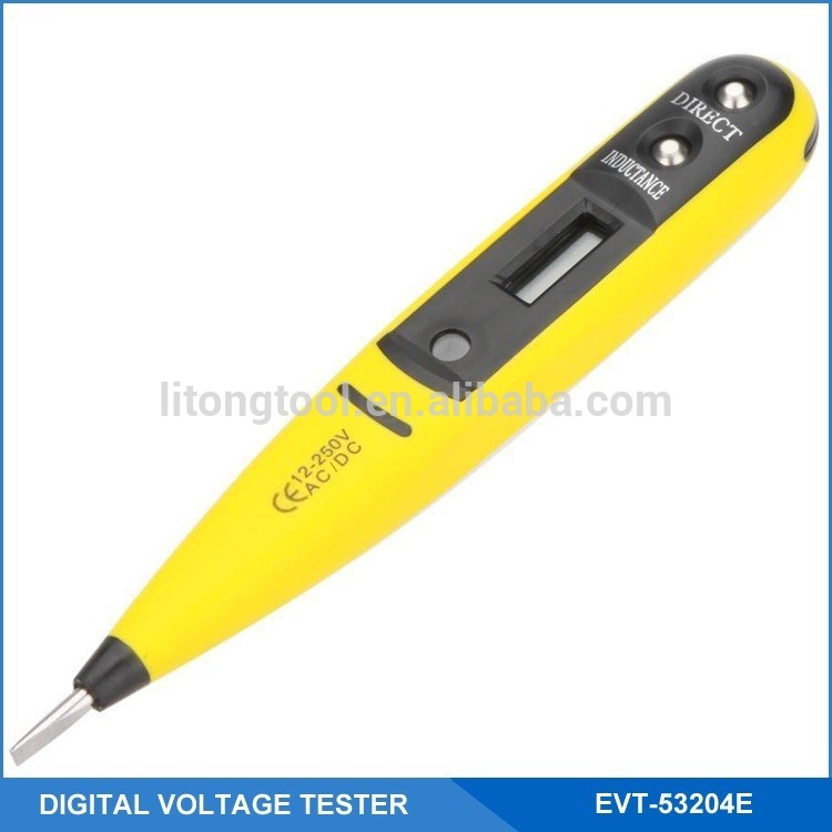 デジタルlcdドライバー回路/電圧テスター/検出器、 ポケット電気デジタル電圧テスター、 ac12-250v/dc-試験機問屋・仕入れ・卸・卸売り