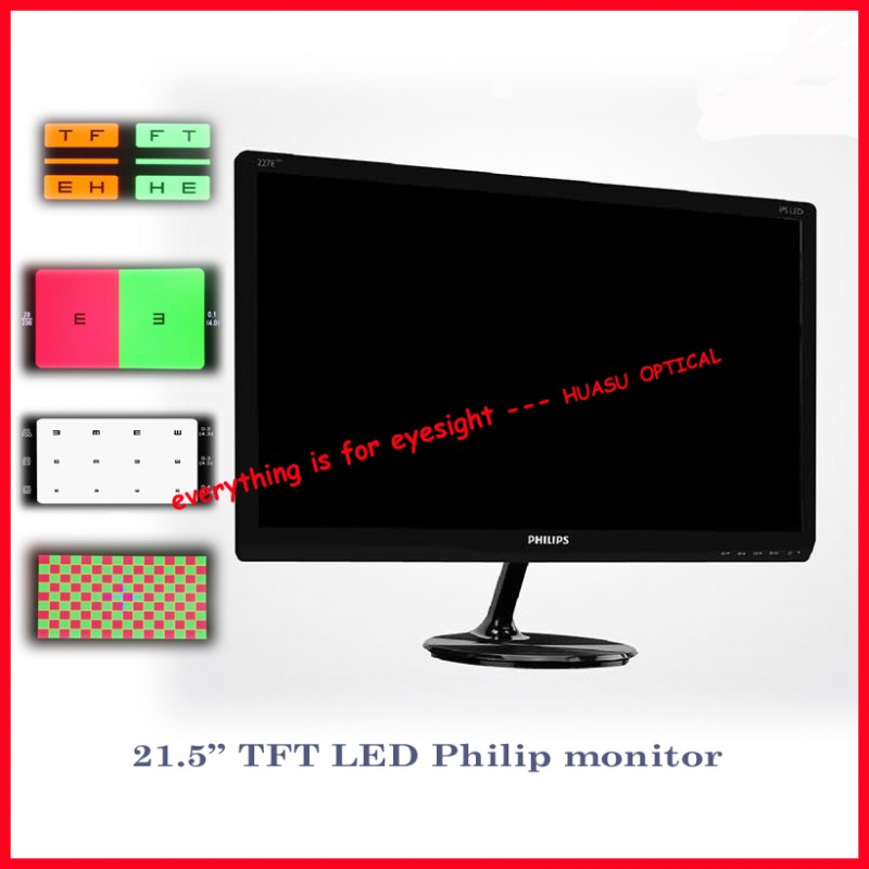 新しい21.5型tftledビジョンチャートチャートフィリップ45個以上とモニター-その他光学機器問屋・仕入れ・卸・卸売り