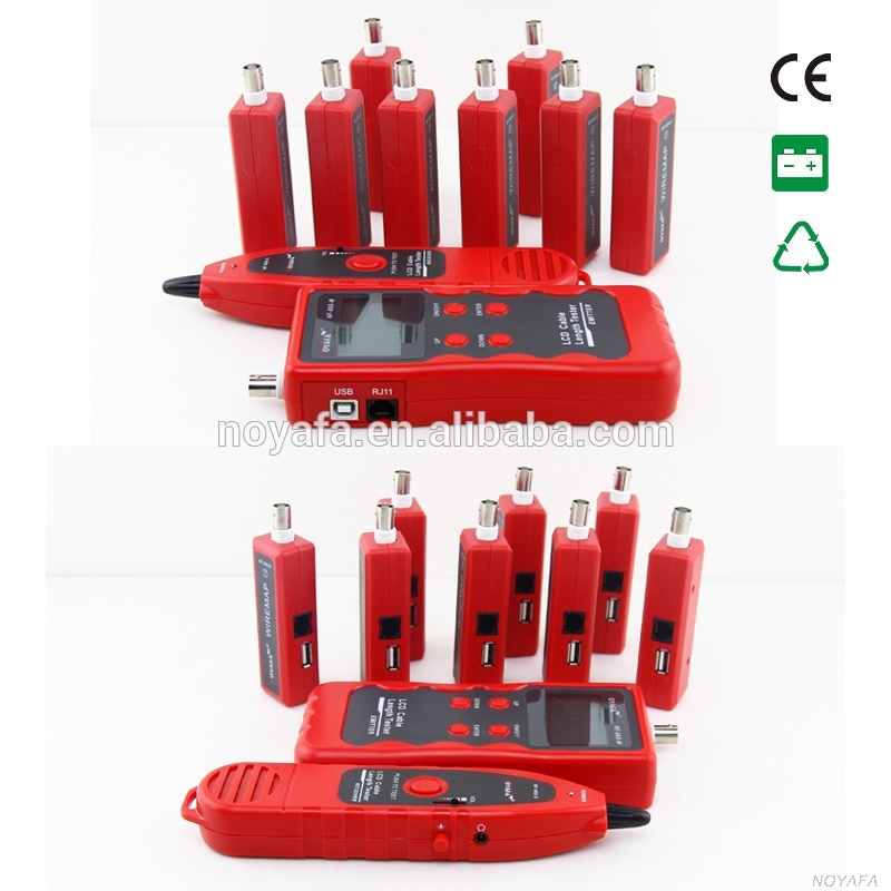 Noyafa lcdケーブル長テスターrj45 rj11 usb bncワイヤーファインダーで8リモコン-試験機問屋・仕入れ・卸・卸売り