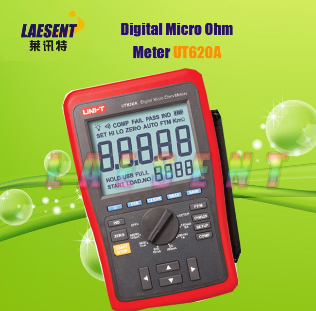 Uni-t UT620A高精度0.25%ケルビン四線低抵抗&ワイヤー長さテスターマイクロオームメータusb UT-620A-試験機問屋・仕入れ・卸・卸売り