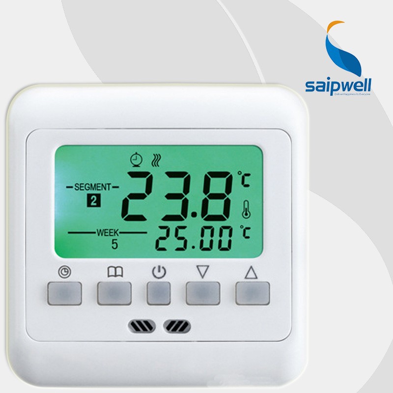 Saipwell最新ホット敏感lcd プログラム デジタル サーモスタット 、 ハウス温度コントローラ-温度計問屋・仕入れ・卸・卸売り